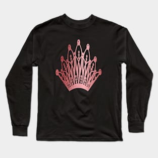 Brown Crown Long Sleeve T-Shirt